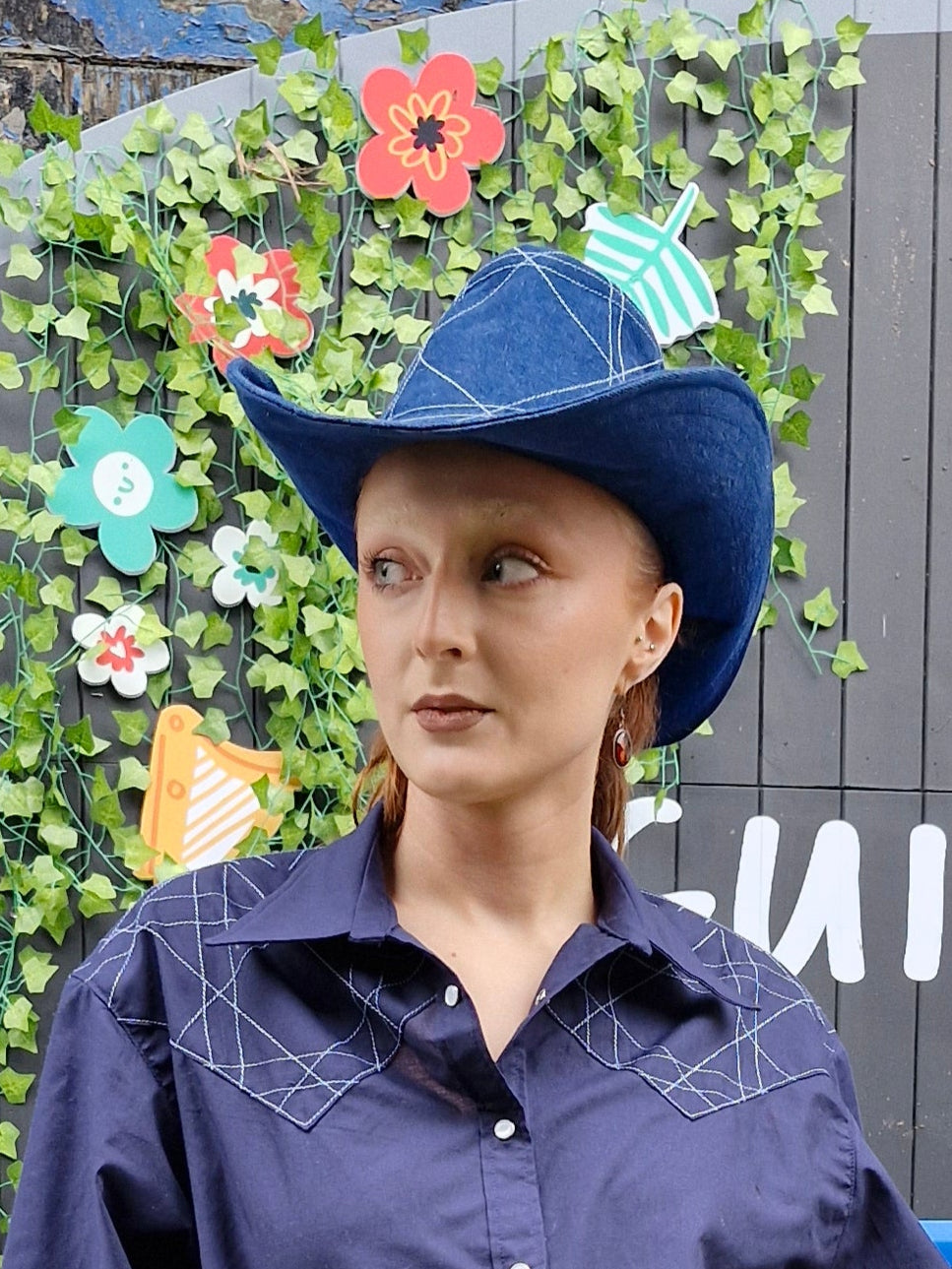 KenBob Denim Cowboy Hat