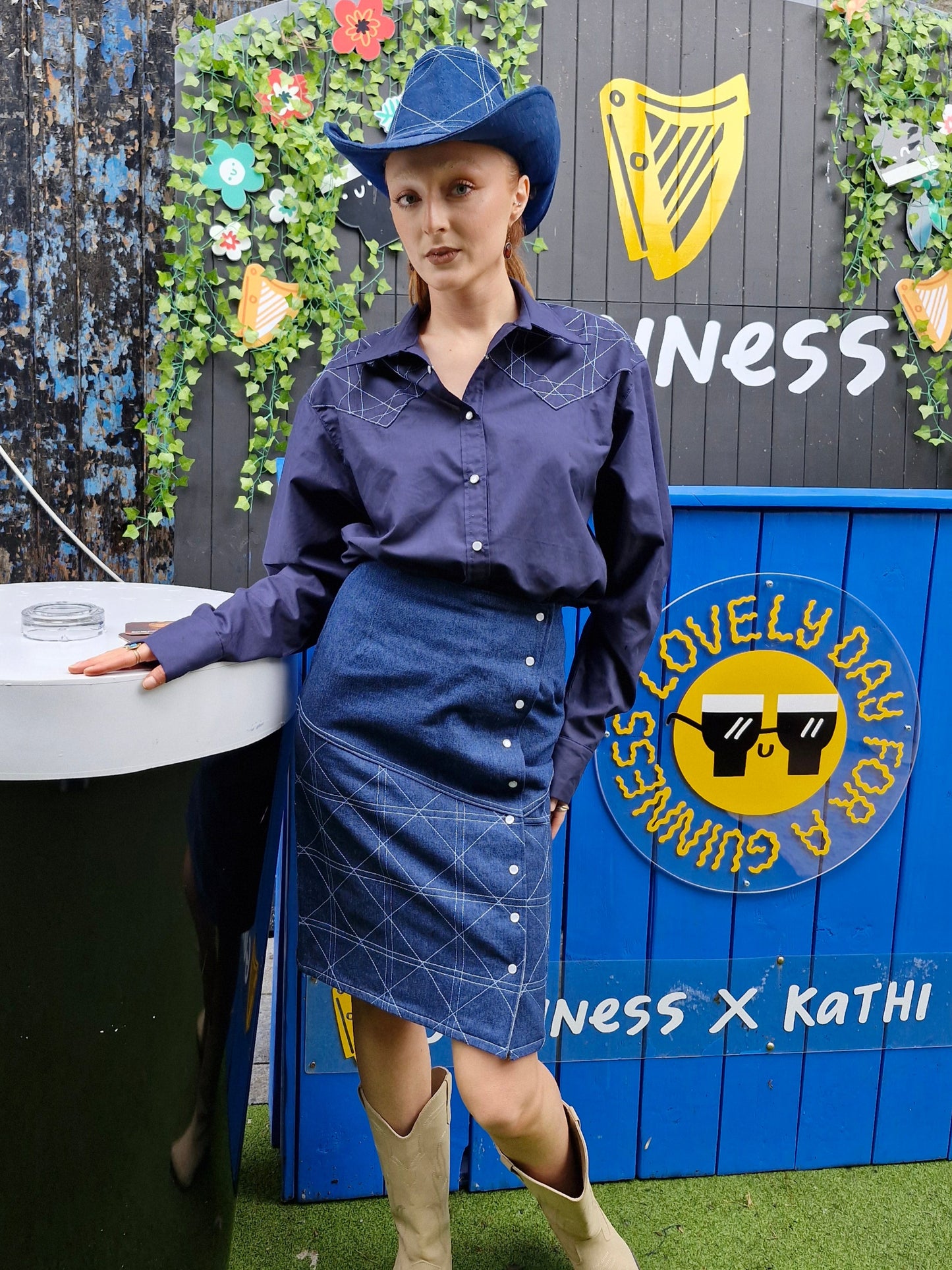 KenBob Embroidered Skirt