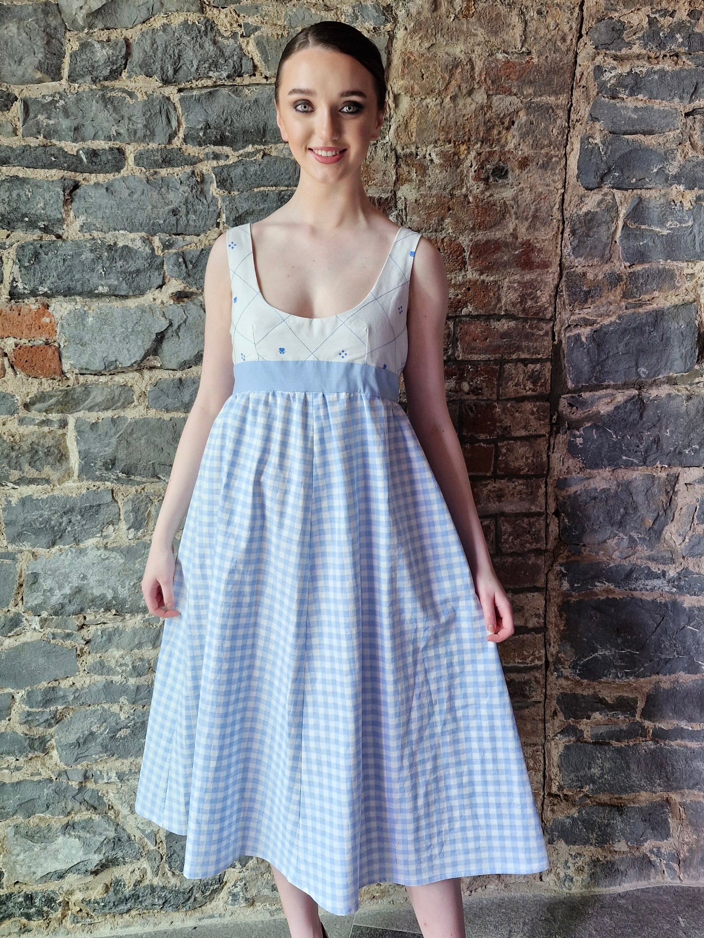 ONLY ONE Country Kitchen Gingham Dress